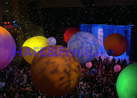 Dekoracja Nadmuchiwany balon księżycowy Kolorowa piłka RGB ze skrzynką kontrolną DMX512
