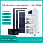 20kw System wytwarzania energii słonecznej 220v Domek Offgrid Inwerter 60HZ