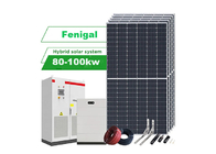 80 kW 100 kW hybrydowy system energii słonecznej 60 Hz przemysłowy z baterią Lifepo4 lub litową