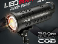 SL200W Pro LED Photo Light, przenośne lampy LED do fotografii Temperatura barwowa 5500 K.