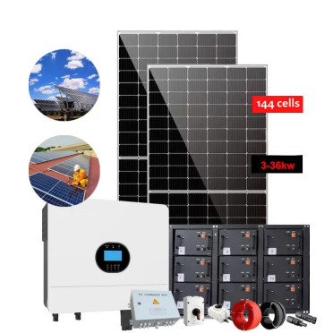 Kompletny zestaw System energii słonecznej 5000w System hybrydowy 5KW System energii słonecznej