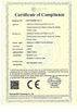 Chiny Wuxi Fenigal Science &amp; Technology Co., Ltd. Certyfikaty