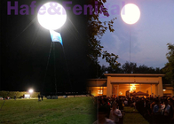 Kampania Reklama Dekoracyjne księżycowe światła balonowe LED 400w 600W 800W Niestandardowe