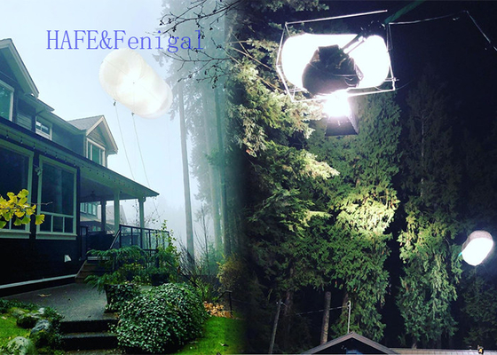 Balony oświetleniowe o mocy 1600 W do filmowania w telewizji Poddane obróbce tkanina nylonowa