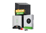5.5kw System magazynowania energii słonecznej OFF GRID Kompletny pakiet Monokrystaliczny krzemowy