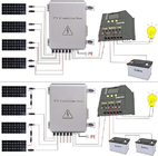 6 String Weatherproof Distribution Box dla systemu paneli słonecznych w sieci / poza siecią