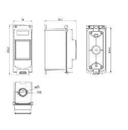 IP66 Pudełko dystrybucyjne dla pełnej kompatybilności i łatwej instalacji 276X 154X 145mm