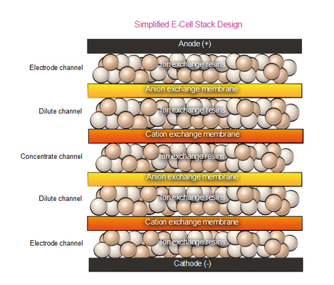 Suez EDI E-Cell Stack MK-3 Bor tak niski jak 0,08 ppb ultraczysty wodny moduł edi