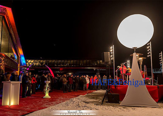 Zewnętrzny podmuchany przenośny słup stojak światło balon LED 400W statyp reklamowy