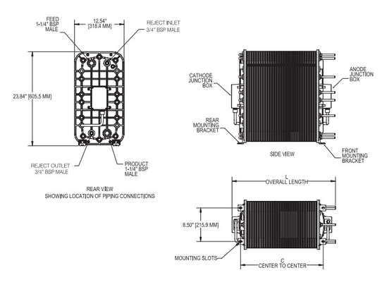 Większa stabilność Ionpure CEDI LX-Z IP-LXM30Z-5 dla przemysłu energetycznego