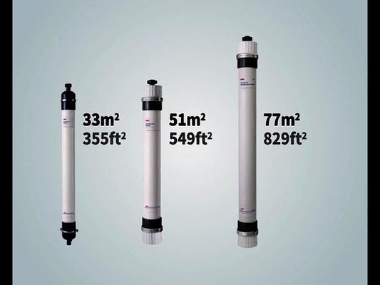 DOWTM UF SFP-2660 Membrana ultrafiltracyjna: Elektrownia o wysokim natężeniu napływu, niskim poziomie zasiewu