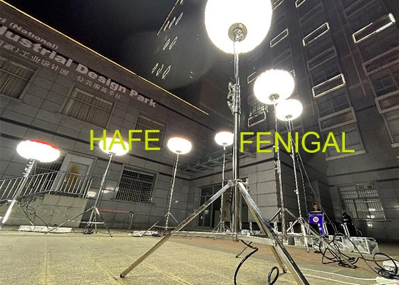 Oświetlenie balonowe LED 360 stopni SUN 480W do nocnych prac budowlanych, bez olśnienia