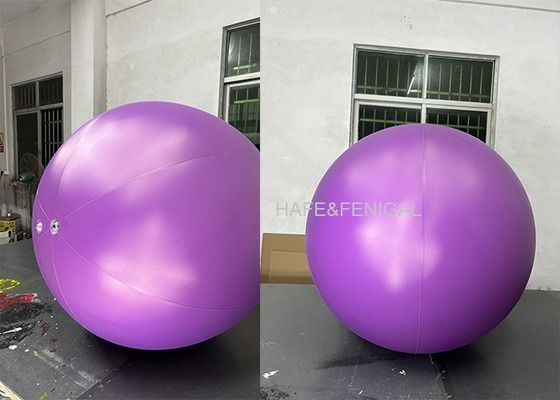 1m Fioletowy Interaktywny Balon LED - Niezapomniane Doświadczenie Oświetleniowe Koncertu