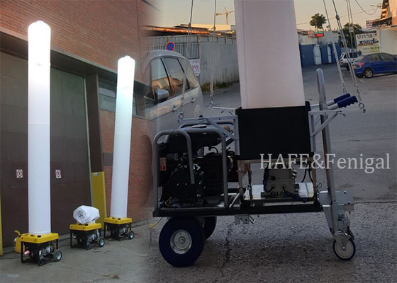 Zapewnienie zasilania zewnętrznego Opcjonalnie 120V / 50HZ HID 1000w napełniająca się bateria wieży oświetlenia awaryjnego