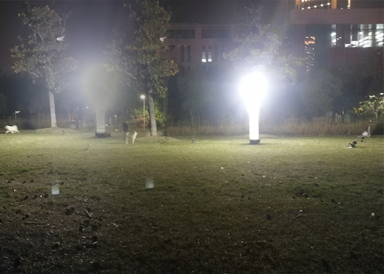 Bezodblaskowy nadmuchiwany maszt oświetleniowy system awaryjny 1200W 60HZ nocny przenośny zewnętrzny