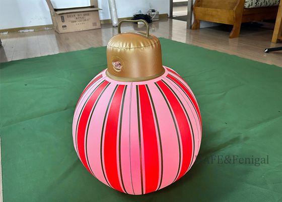 Światło LED do balonu Boże Narodzenie Nadmuchiwane PVC (Srebrny/Złoty) - Dekoracja zewnętrzna domu Oszałamiająca wieża świetlna z balonów