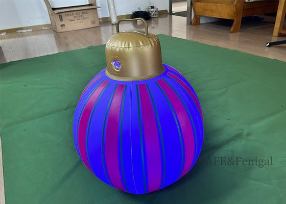 Światło LED do balonu Boże Narodzenie Nadmuchiwane PVC (Srebrny/Złoty) - Dekoracja zewnętrzna domu Oszałamiająca wieża świetlna z balonów