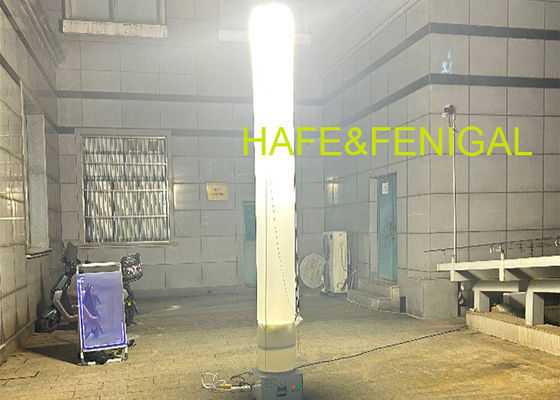 3-5M Przenośna wysypalna wieża świetlna 1000W Oświetlenie nocne na zewnątrz dla dużych obszarów