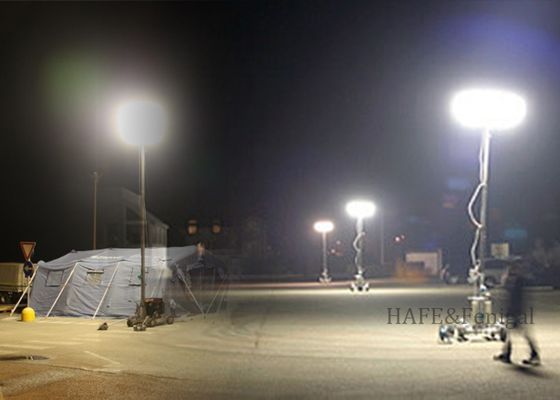 200W bezbłyszczący statyp balon LED Rozwiązanie oświetlenia ratowniczego