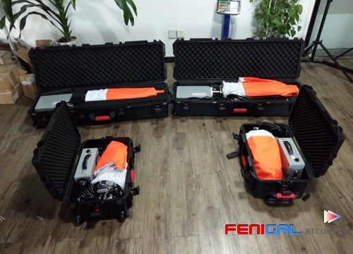 200W bezbłyszczący statyp balon LED Rozwiązanie oświetlenia ratowniczego