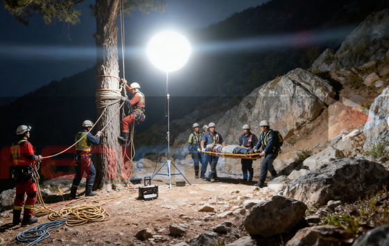 90cm 360° Portable Glare-Free Moon Balloon Light - The Ideal Choice for Construction and Outdoor Lighting