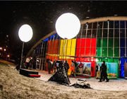Pearl LED Moon Balloon Light 400w z nadrukiem z logo na statywie Dekoracja sceniczna imprezy