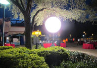 Pearl LED Moon Balloon Light 400w z nadrukiem z logo na statywie Dekoracja sceniczna imprezy