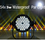 Wodoodporne oświetlenie imprezowe LED Par 162Watt 54X3W RGB DMX 512 Stage DJ Projektor teatralny