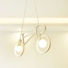 Lampa wisząca LED Creative LED 9W do sypialni Balkon Czarny Biały