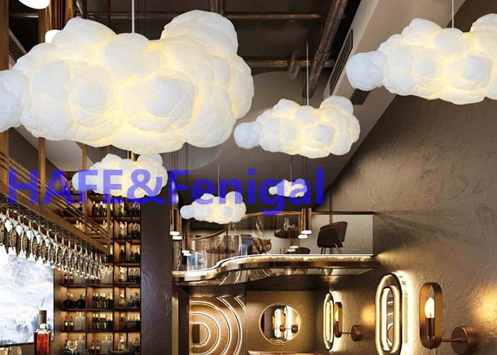 Dream Cloud Nadmuchiwany Księżyc Balon Lekka Lampa Restauracja Wystawa Dekoracja 220V