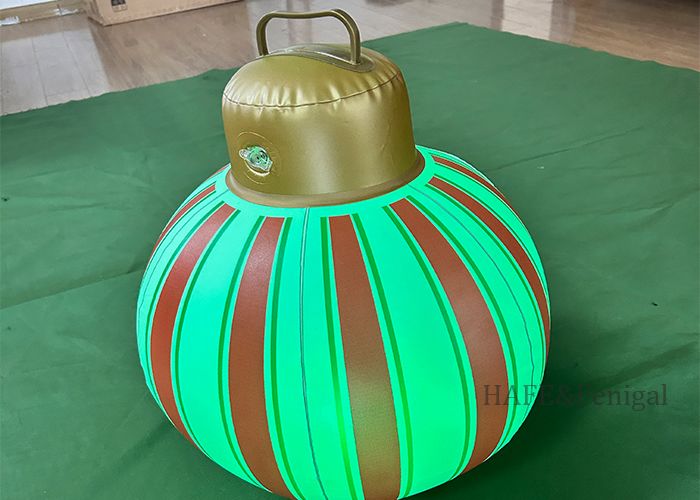 Światło LED do balonu Boże Narodzenie Nadmuchiwane PVC (Srebrny/Złoty) - Dekoracja zewnętrzna domu Oszałamiająca wieża świetlna z balonów