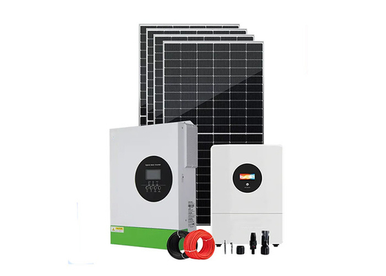 5.5kw System magazynowania energii słonecznej OFF GRID Kompletny pakiet Monokrystaliczny krzemowy